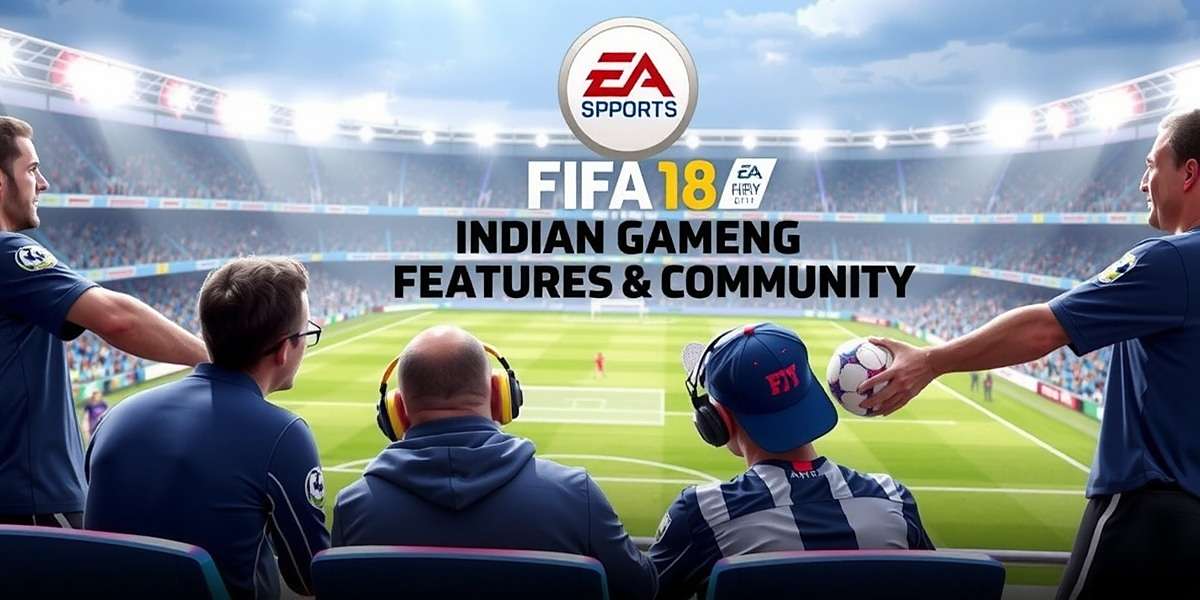 FIFA 18 tournament in India with players competing and spectators with FIFA 18 watermark